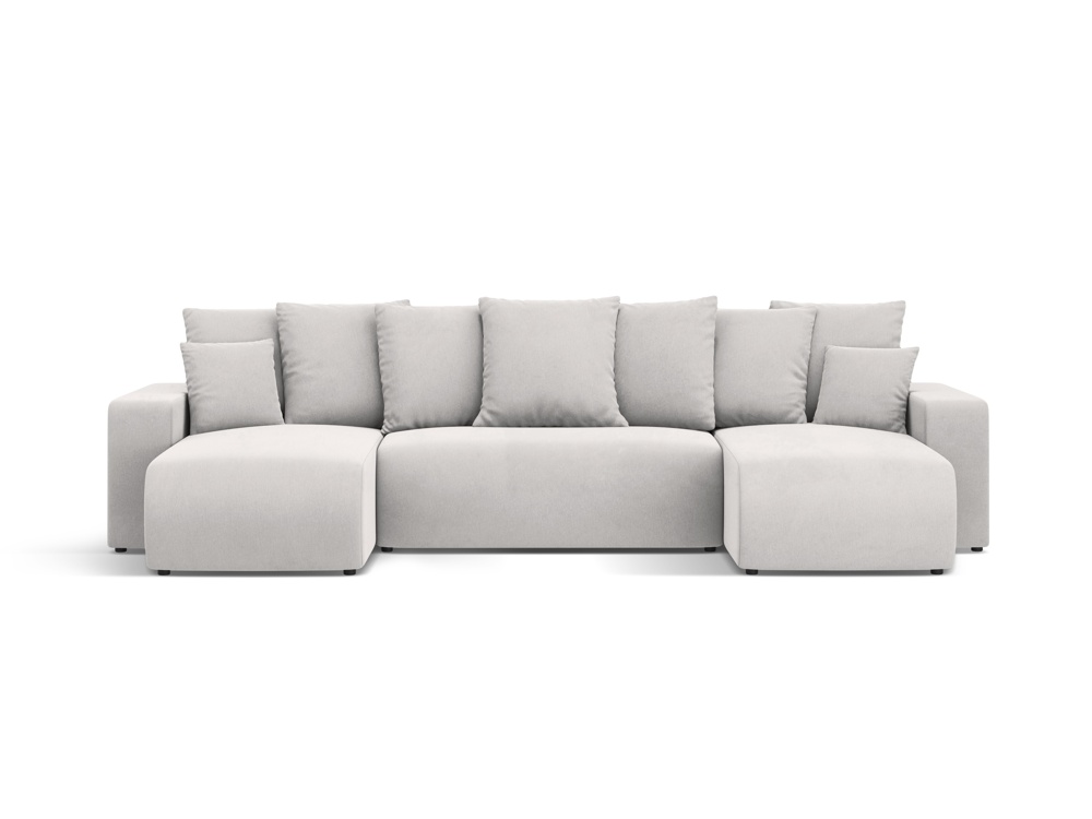 Maison Heritage Interieur Jini, panoramic sofa with box and sleeping function 5 seats