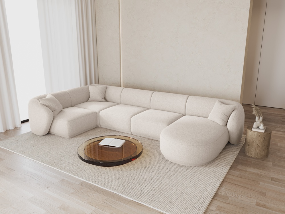 Maison Heritage Interieur Jane, panorama-ecksofa 6 sitze